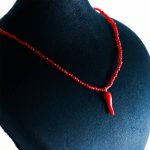 گردنبند منجوقی قرمز