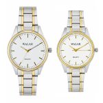 ست ساعت مچی زنانه و مردانه والار نقره‌ای طلایی