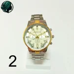 ساعت مردانه فلزی نقره ای - تصویر 6