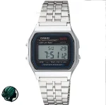 ساعت مچی دیجیتال کاسیو مدل A168WGG-1B با بند استیل