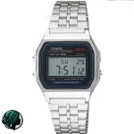 ساعت مچی دیجیتال کاسیو مدل A168WGG-1B با بند استیل